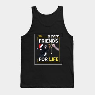 Bernese Mountain Dog Best Friends for Life Christmas Tank Top